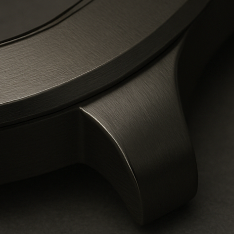 Titane Black 44 mm Men's Size